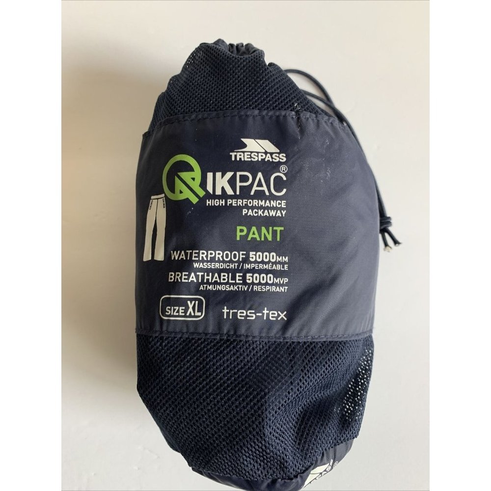 Trespass Qikpac high performance packaway pant outdoor hiking camping